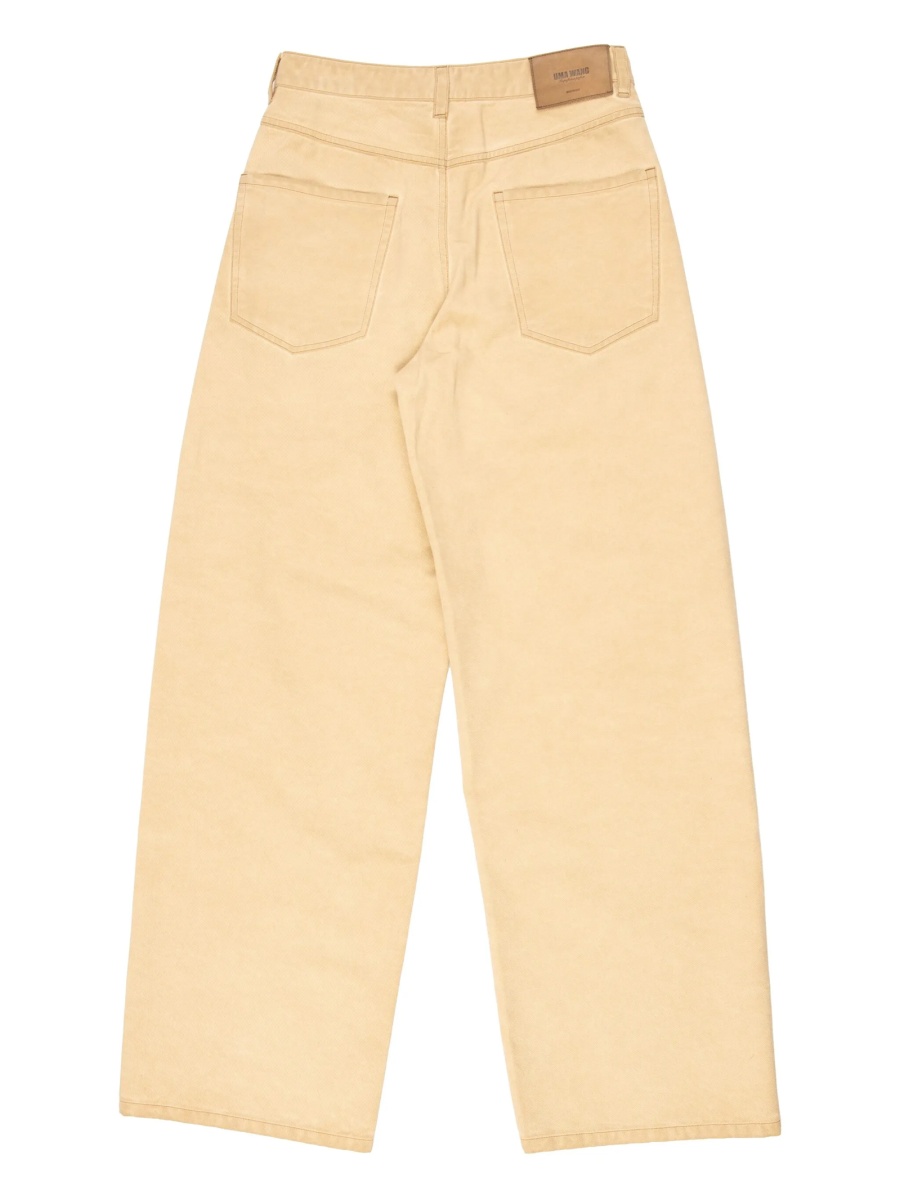Pantaloni drepti UMA WANG neutri - Img 2