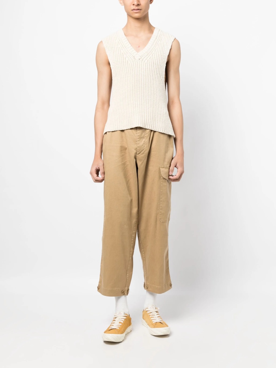 Pantaloni drepti YMC maro - Img 2