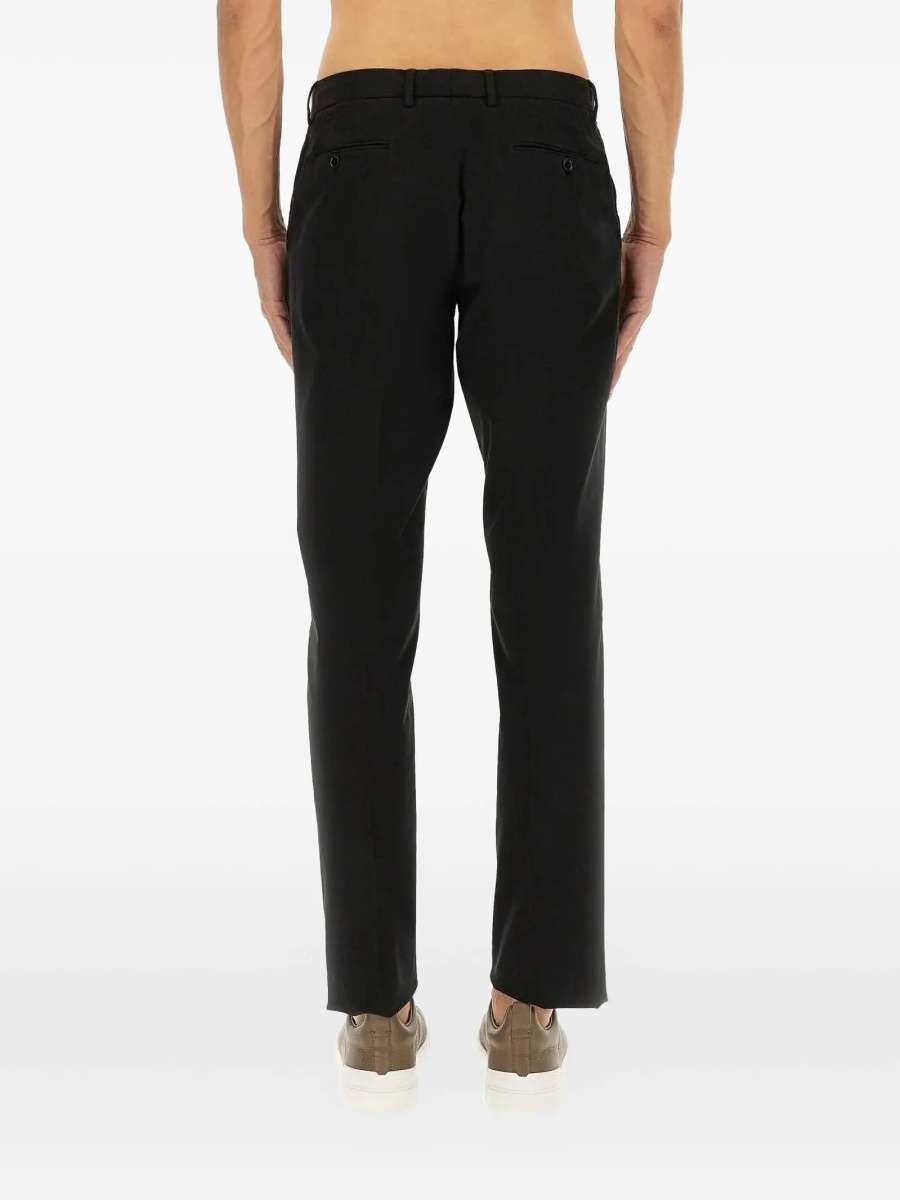 Pantaloni drepti ZEGNA negri - Img 4