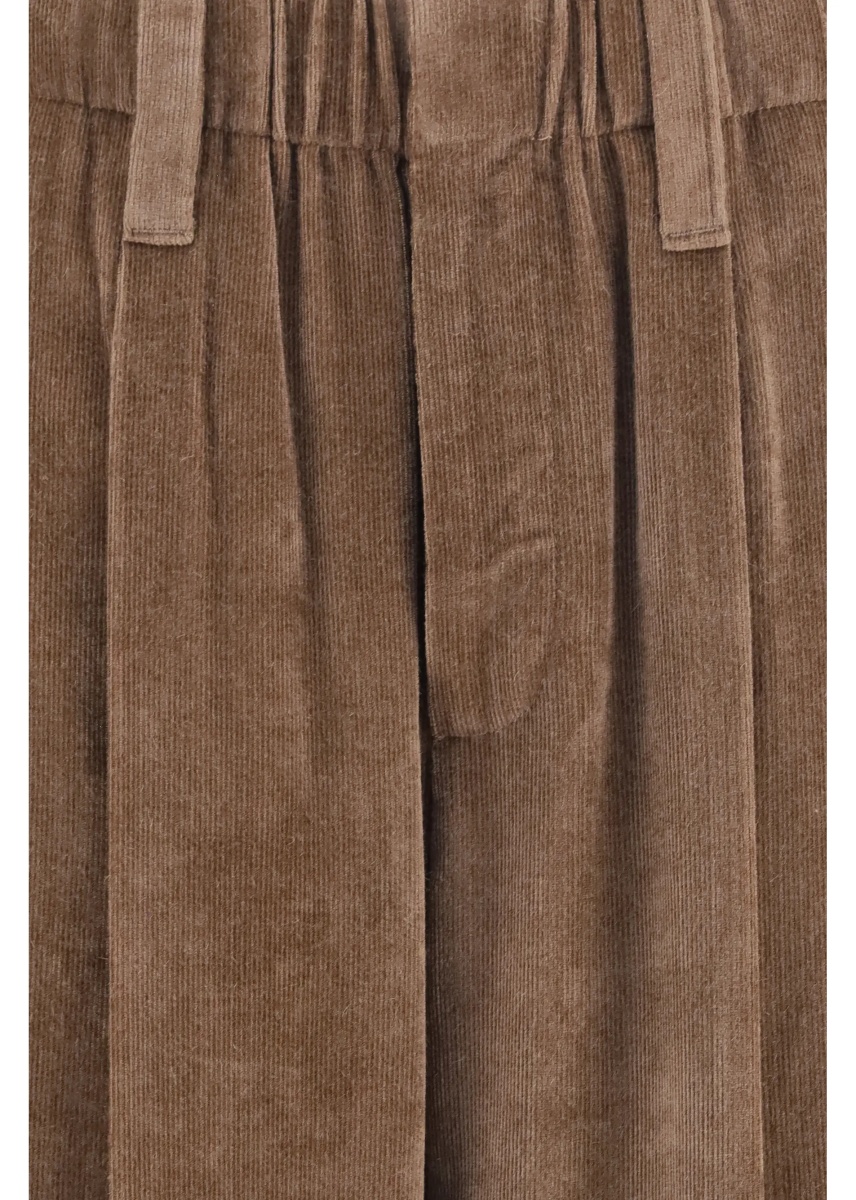 Pantaloni Elasticated viscose and cashmere Pants - Img 3