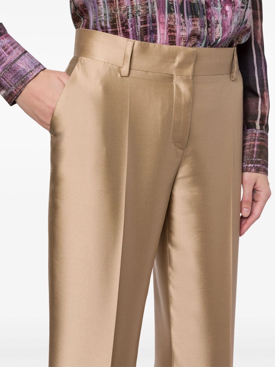 Pantaloni eleganti Alberta Ferretti neutri - Img 4