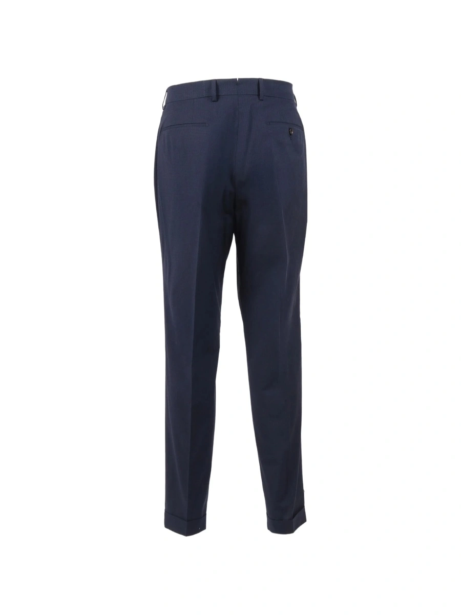 Pantaloni eleganti BerWich albastri - Img 2