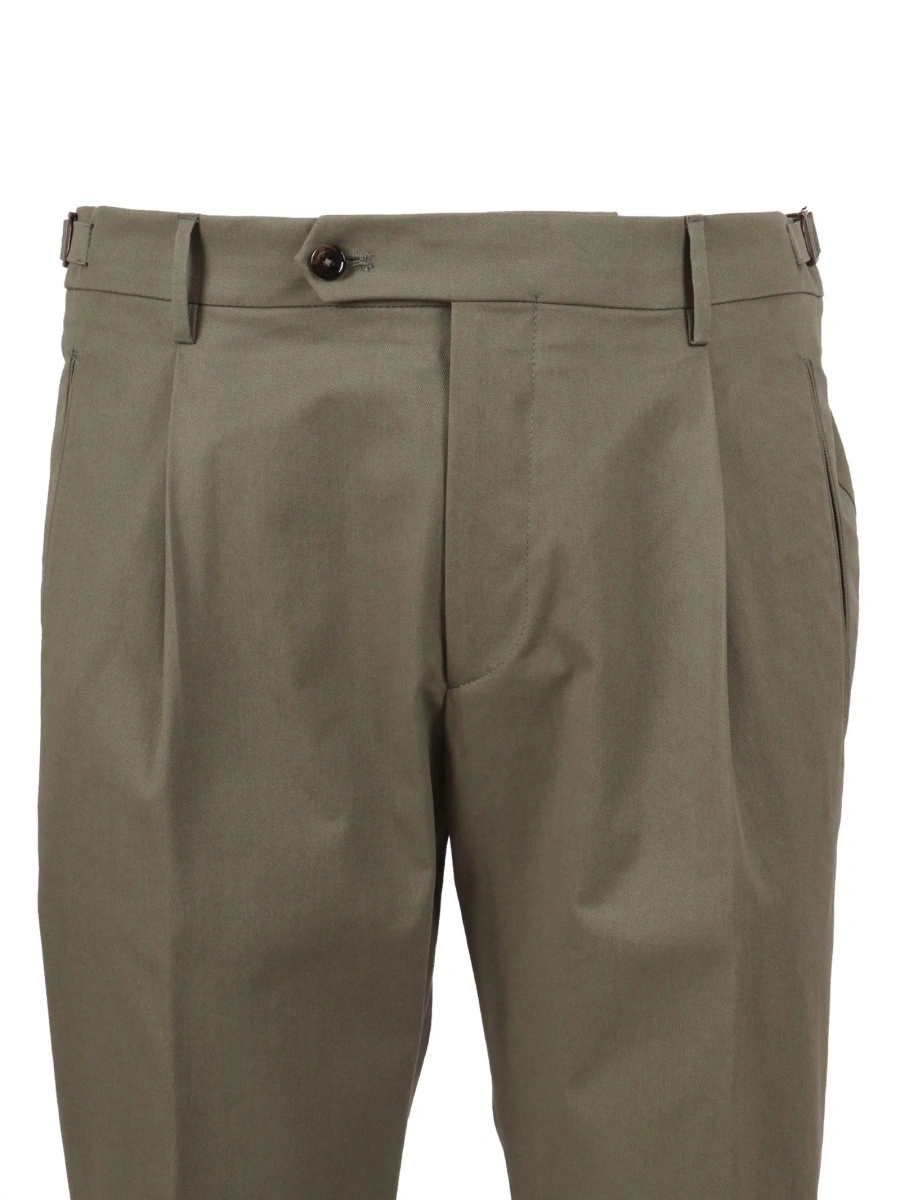 Pantaloni eleganti BerWich verzi - Img 3