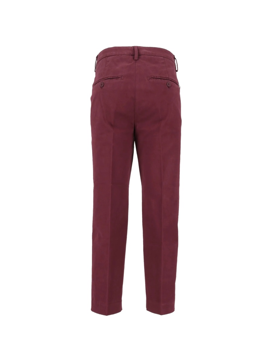 Pantaloni eleganti Dondup rosii - Img 2