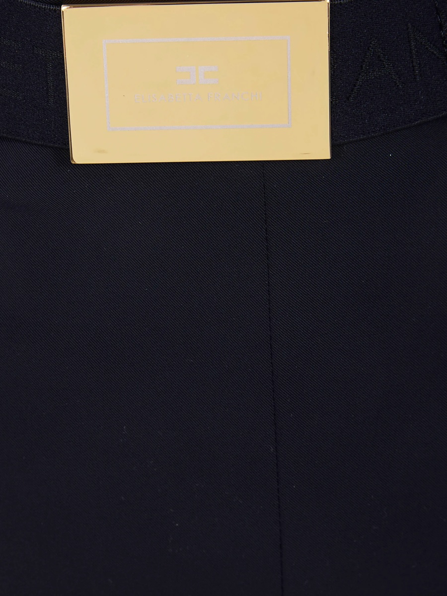 Pantaloni eleganti Elisabetta Franchi negri - Img 3
