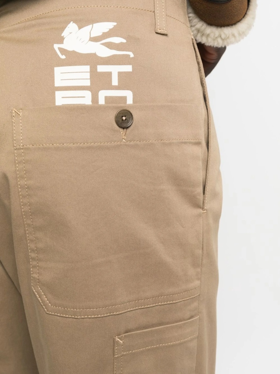 Pantaloni eleganti ETRO maro - Img 5