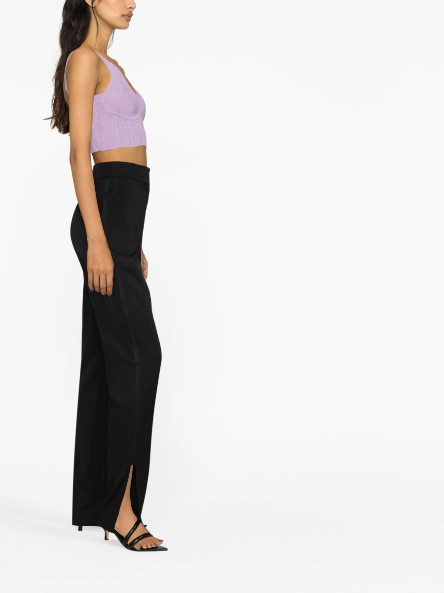 Pantaloni eleganti JACQUEMUS negri din lana - Img 4