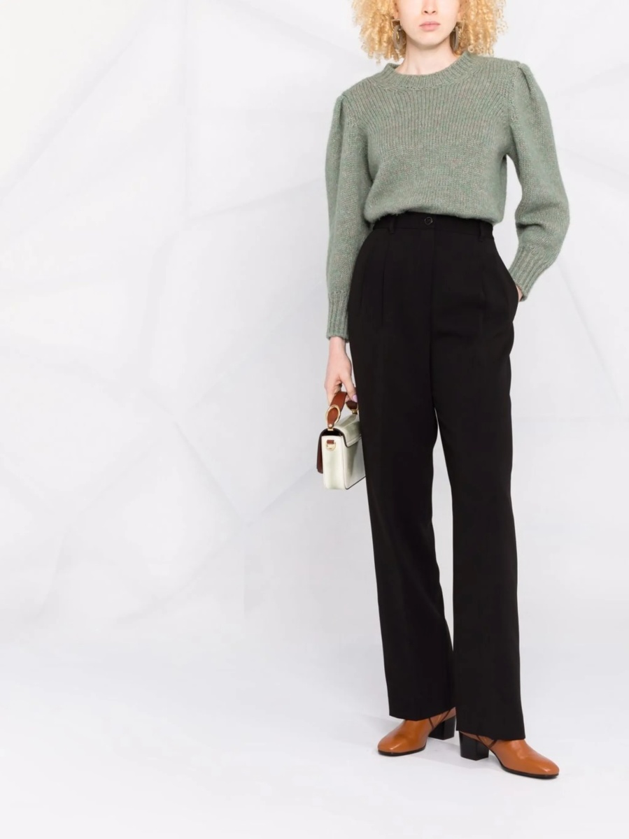 Pantaloni eleganti Tory Burch negri - Img 2