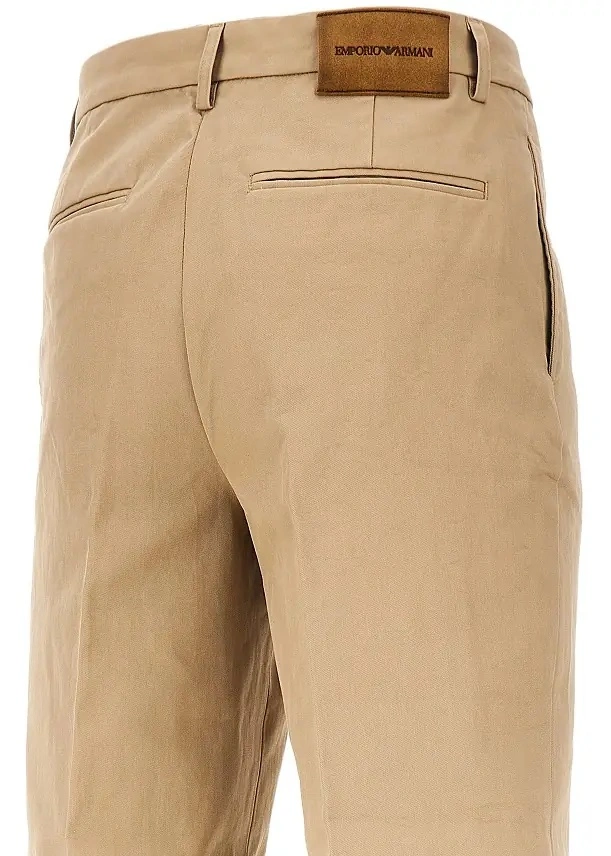 Pantaloni Emporio Armani din gabardina - Img 4