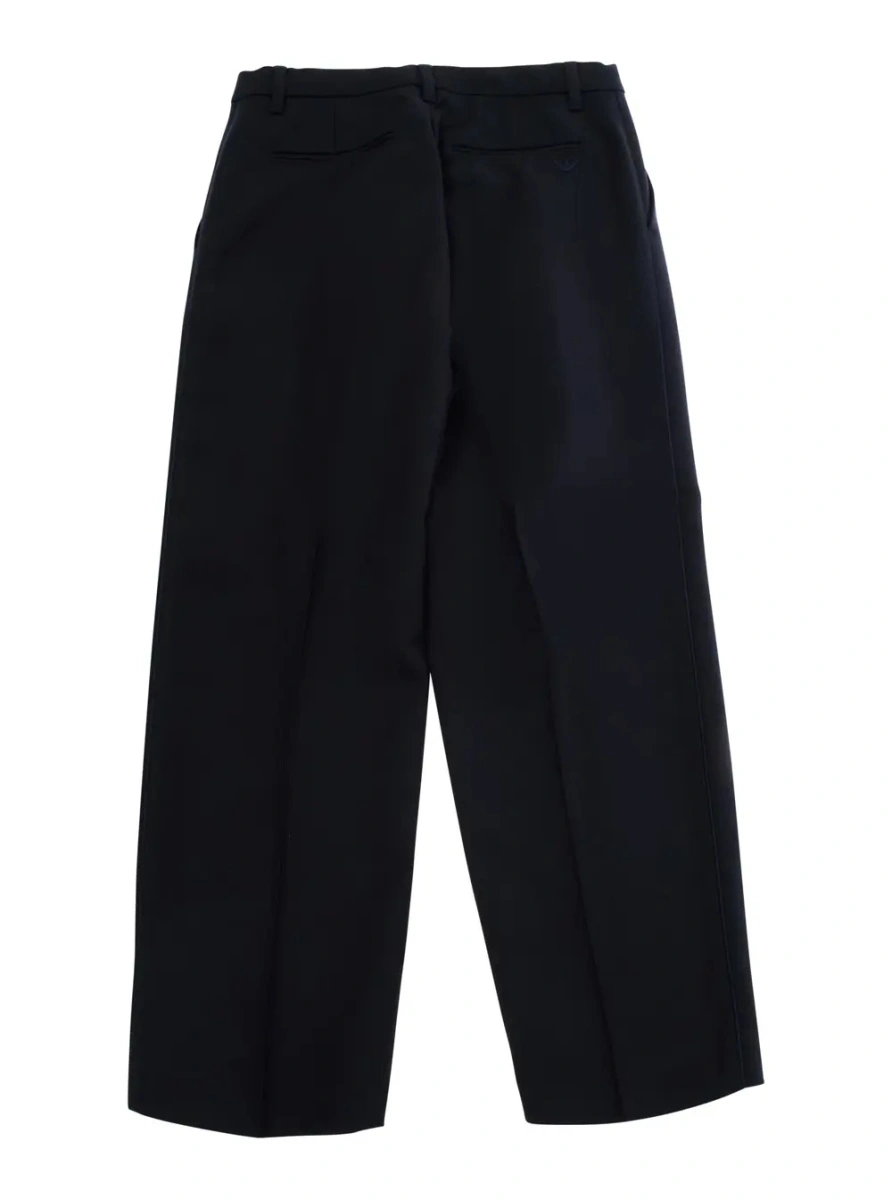 Pantaloni EMPORIO ARMANI KIDS albastri din bumbac - Img 2