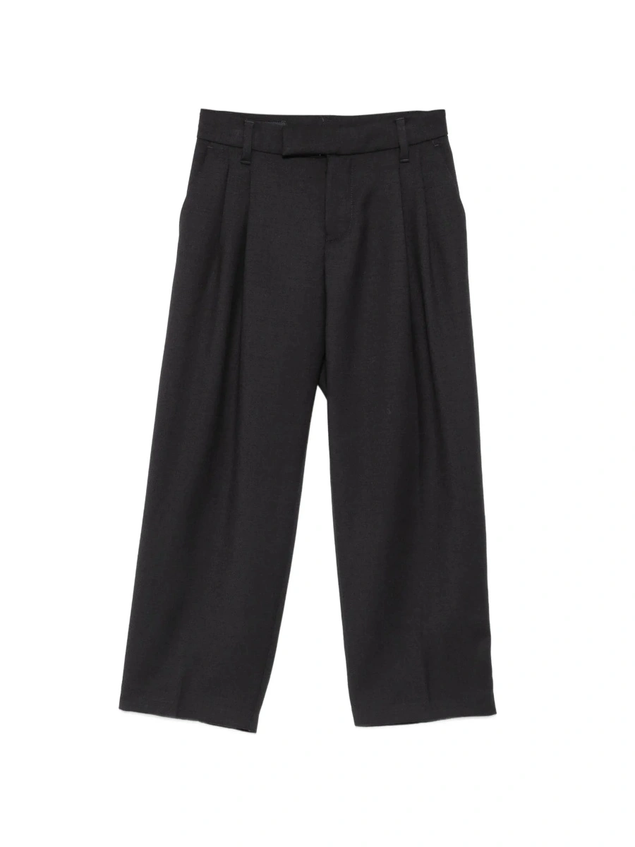 Pantaloni EMPORIO ARMANI KIDS albastri din bumbac - Img 6