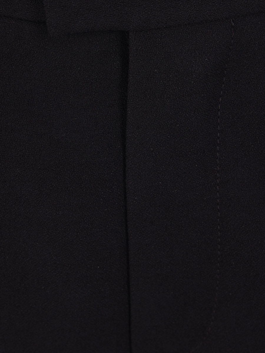 Pantaloni evazati Balenciaga negri din vascoza - Img 3