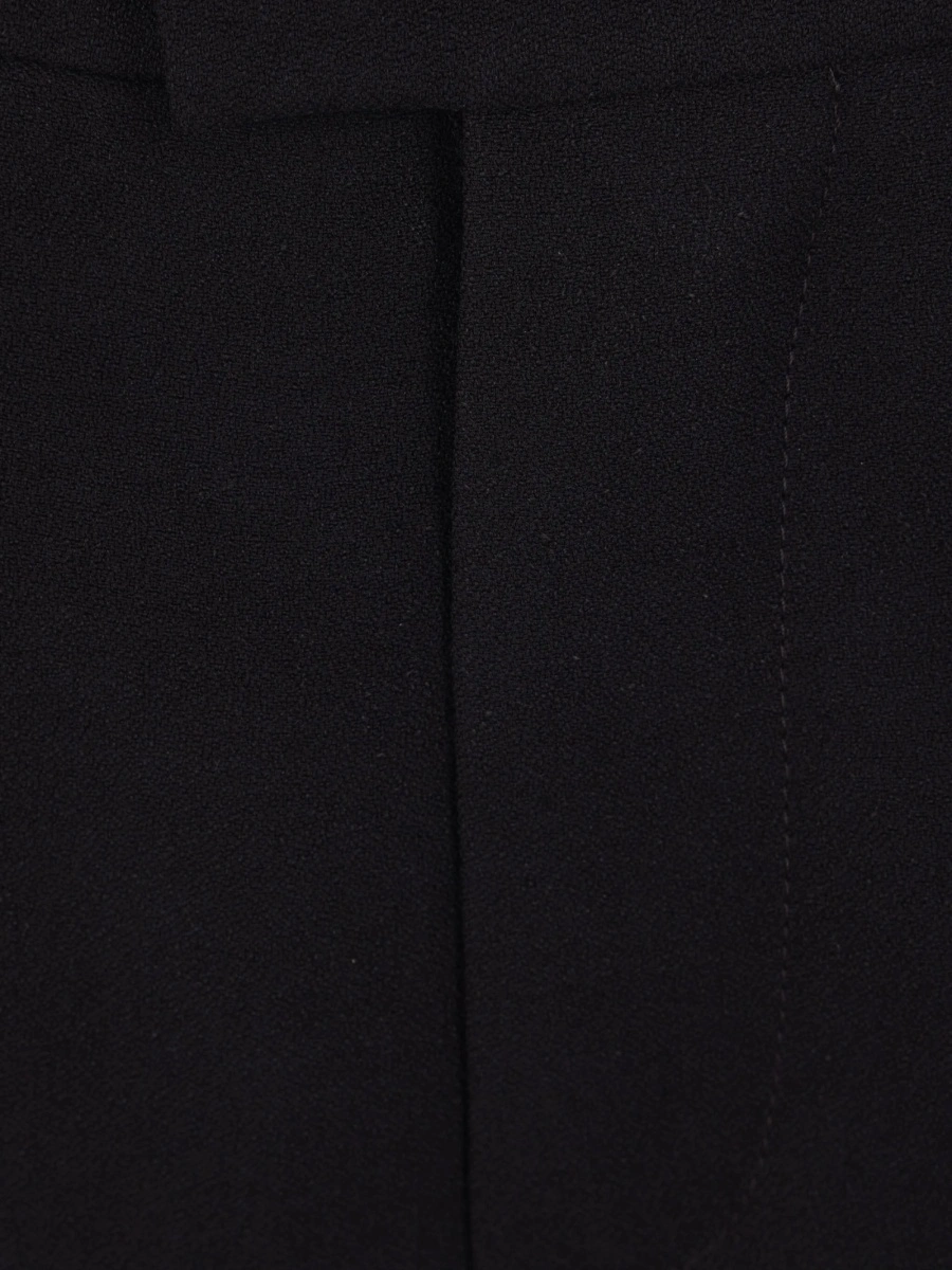 Pantaloni evazati Balenciaga negri din vascoza - Img 3