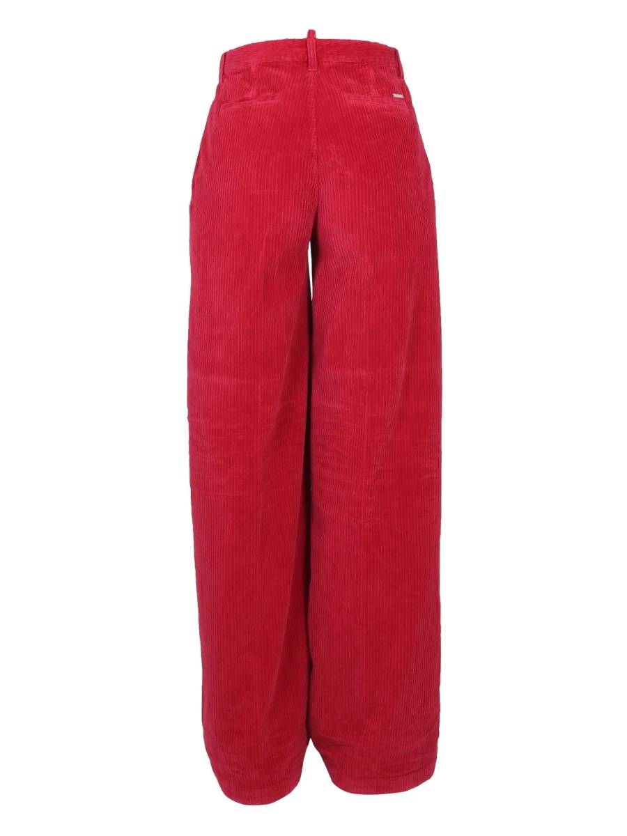 Pantaloni evazati DSQUARED2 roz - Img 3
