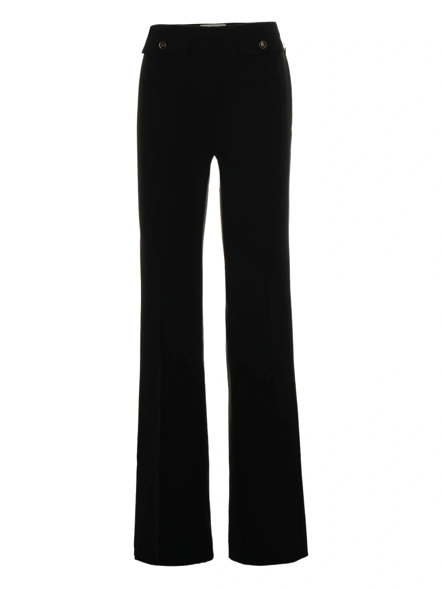 Pantaloni evazati Elisabetta Franchi negri - Img 2