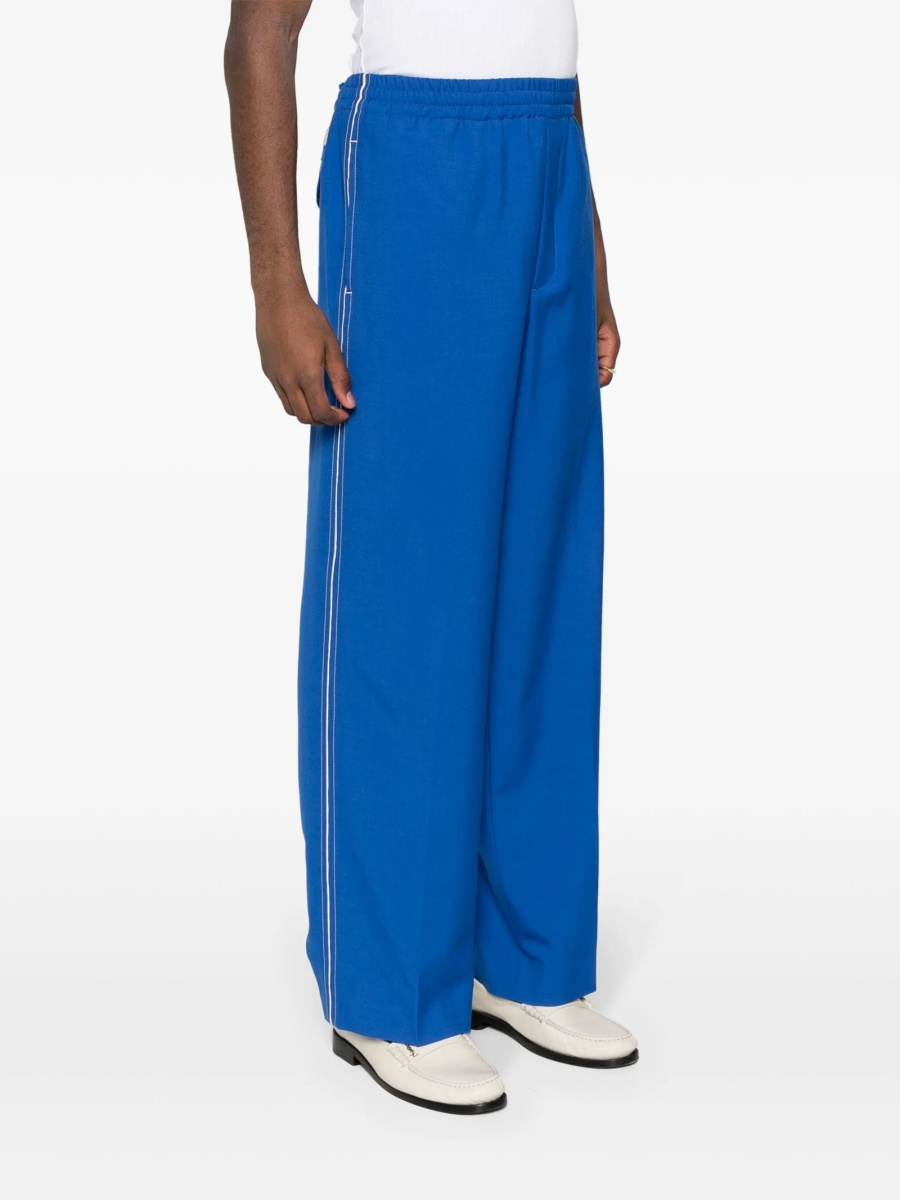Pantaloni evazati Gucci albastri - Img 3