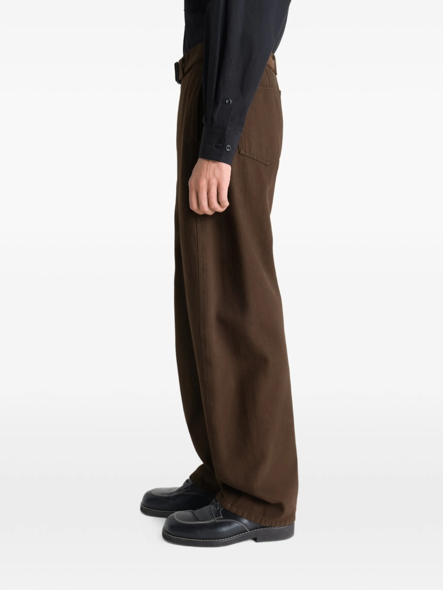 Pantaloni evazati LEMAIRE maro - Img 5