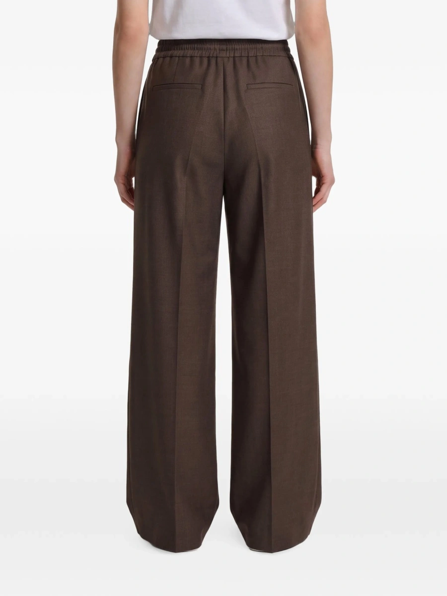 Pantaloni evazati Max Mara maro - Img 3
