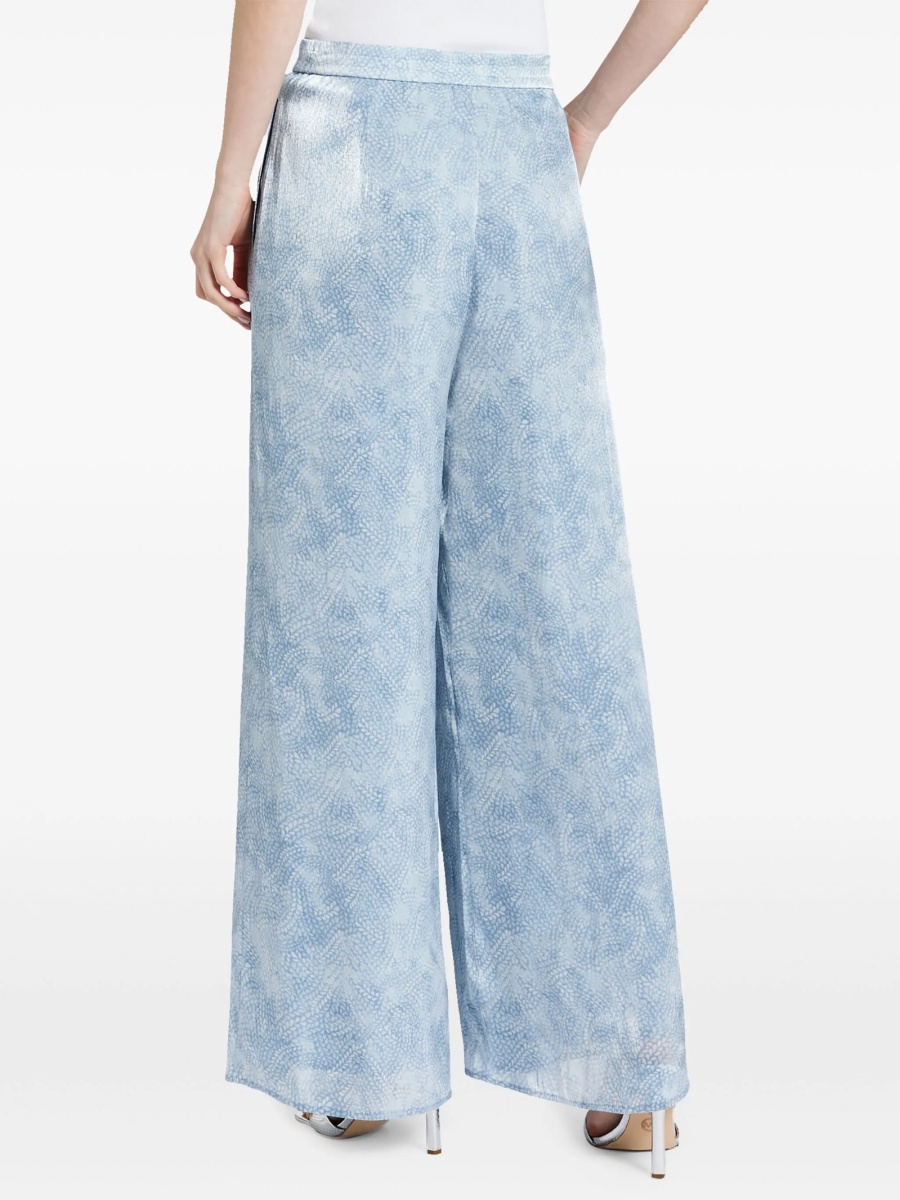 Pantaloni evazati Michael Kors albastri - Img 3