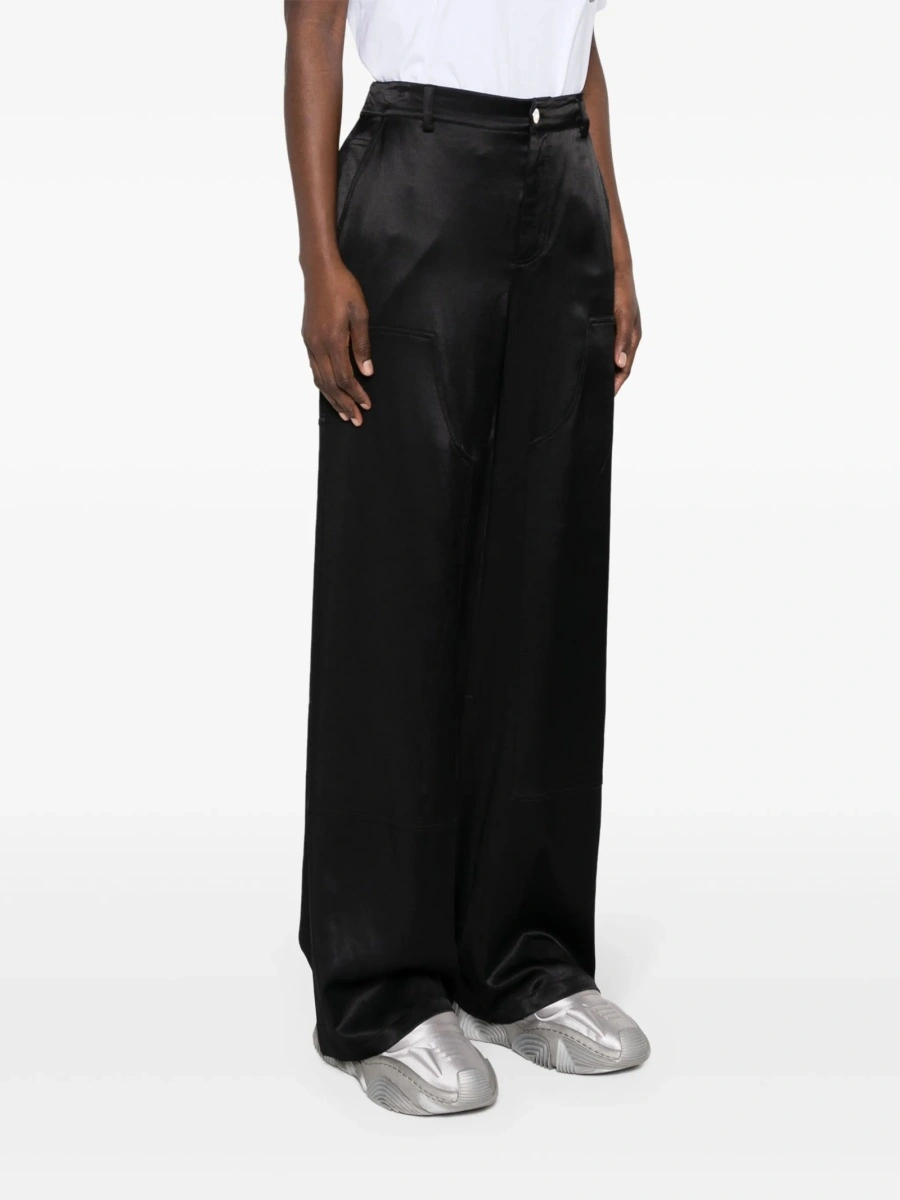 Pantaloni evazati MOSCHINO JEANS negri - Img 3
