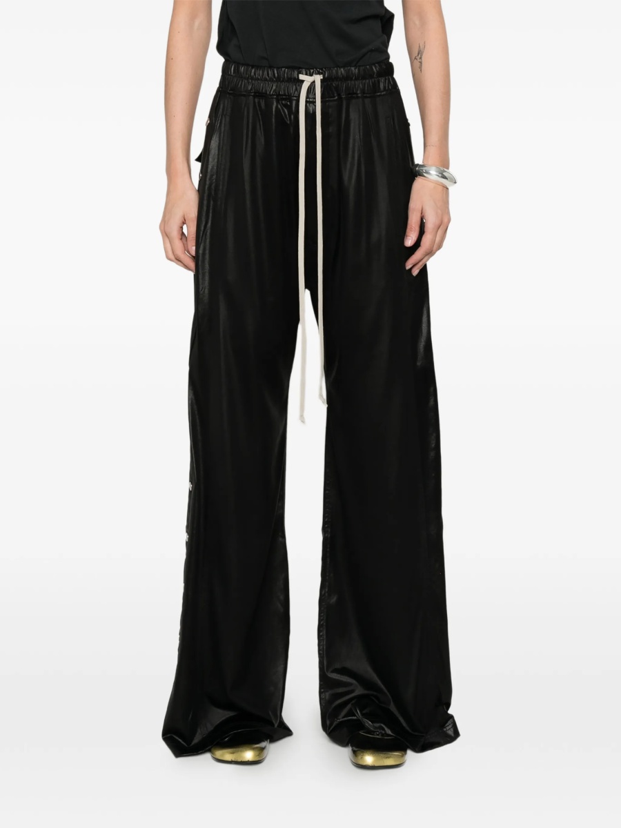 Pantaloni evazati Rick Owens negri - Img 3