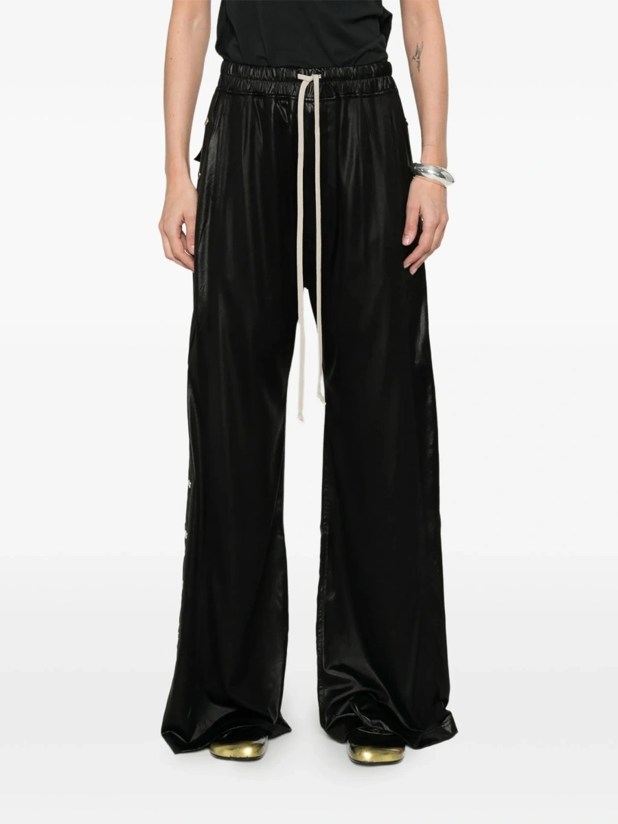 Pantaloni evazati Rick Owens negri - Img 3