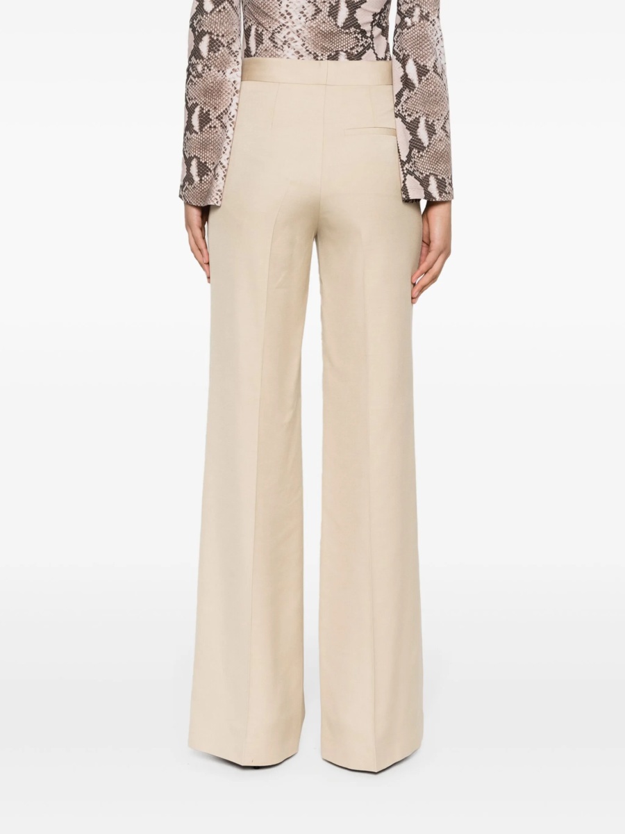 Pantaloni evazati Stella McCartney neutri - Img 4