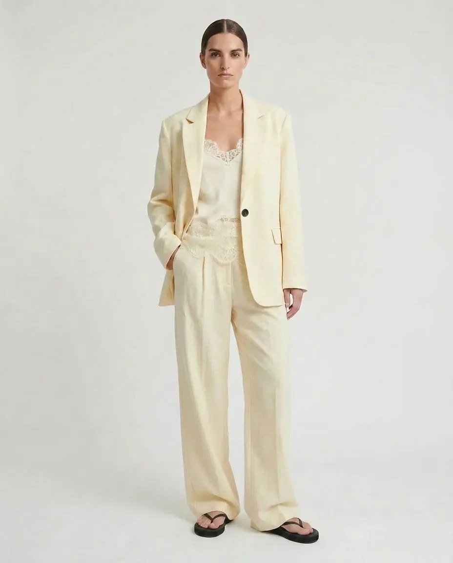 Pantaloni Linen blend trousers - Img 5