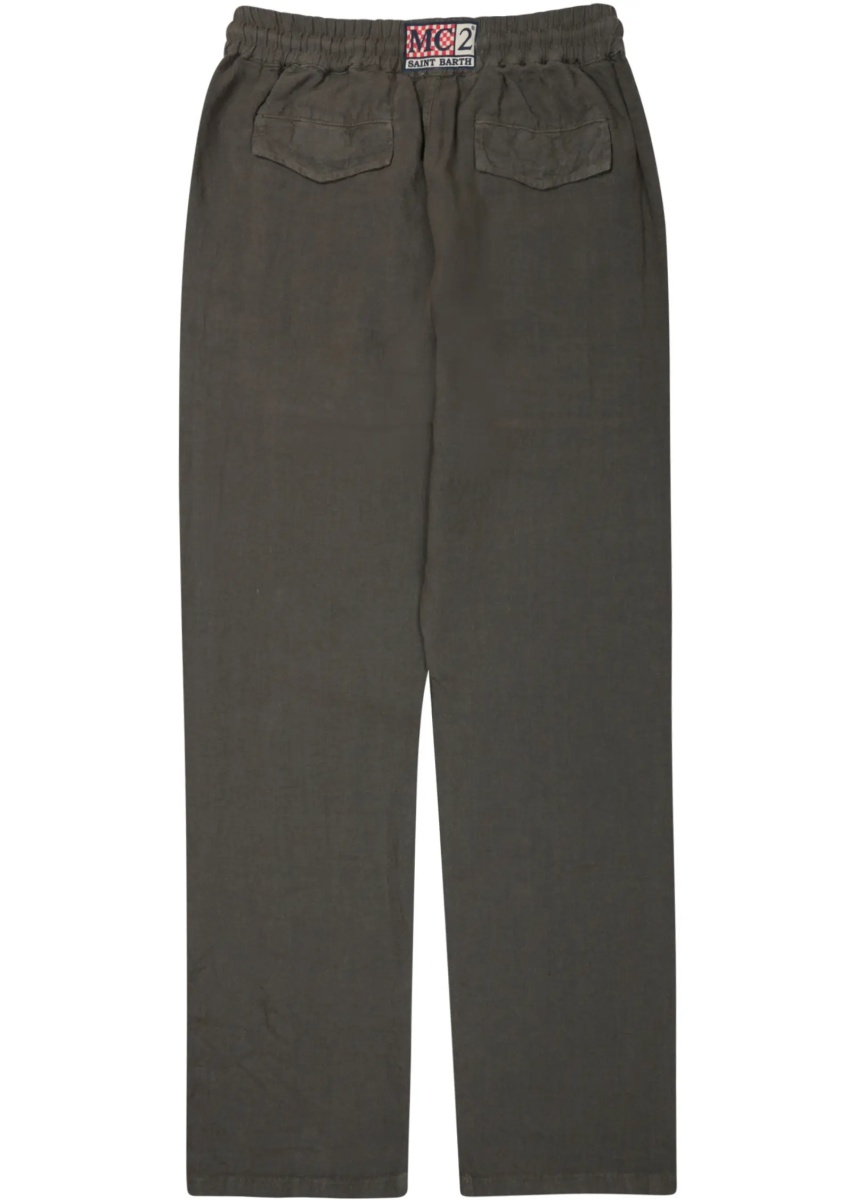 Pantaloni Pantalone "Calais" In Puro Lino - Img 2