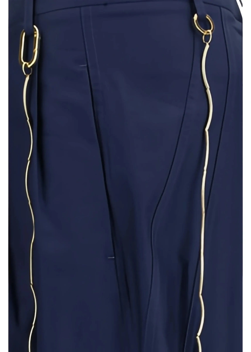 Pantaloni Phebe chain adorned wide-leg Pants - Img 6