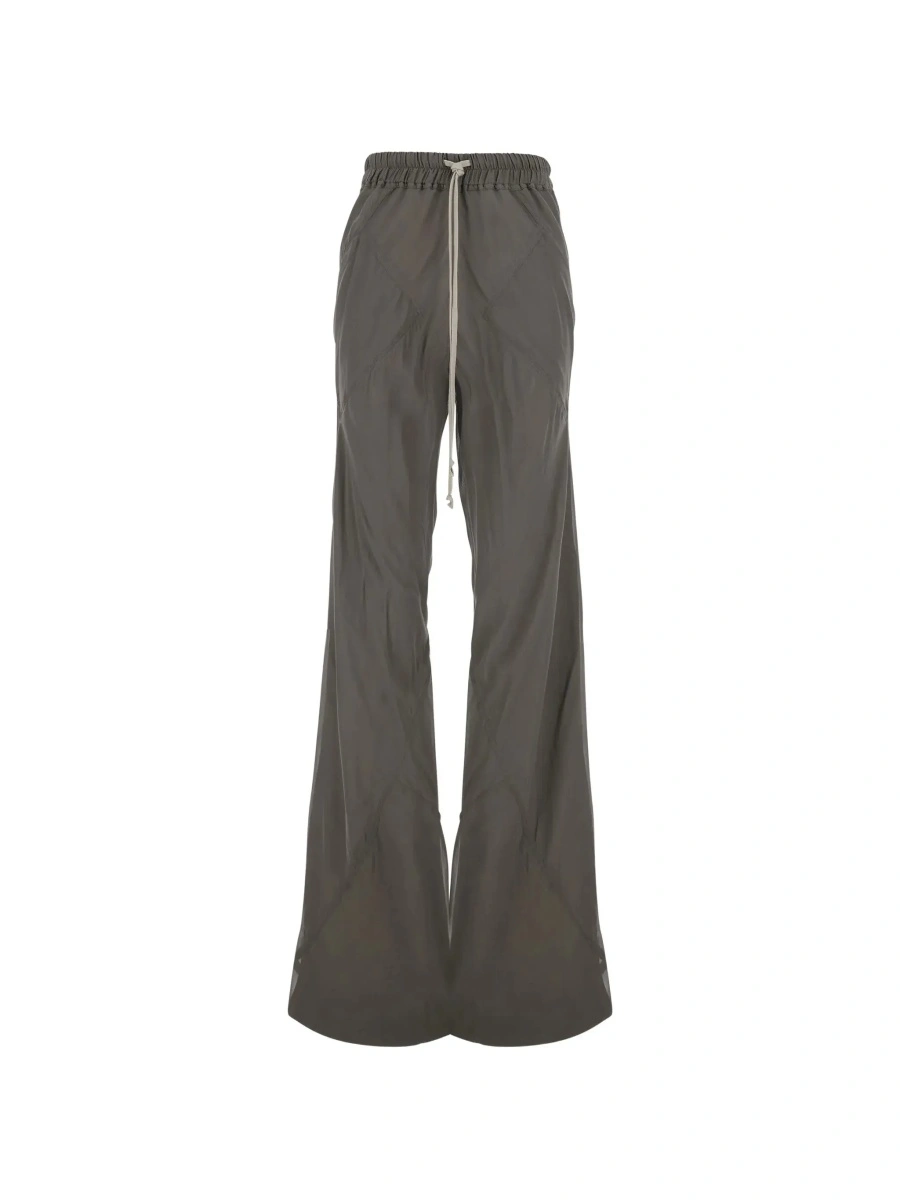 Pantaloni Rick Owens gri din matase - Img 6