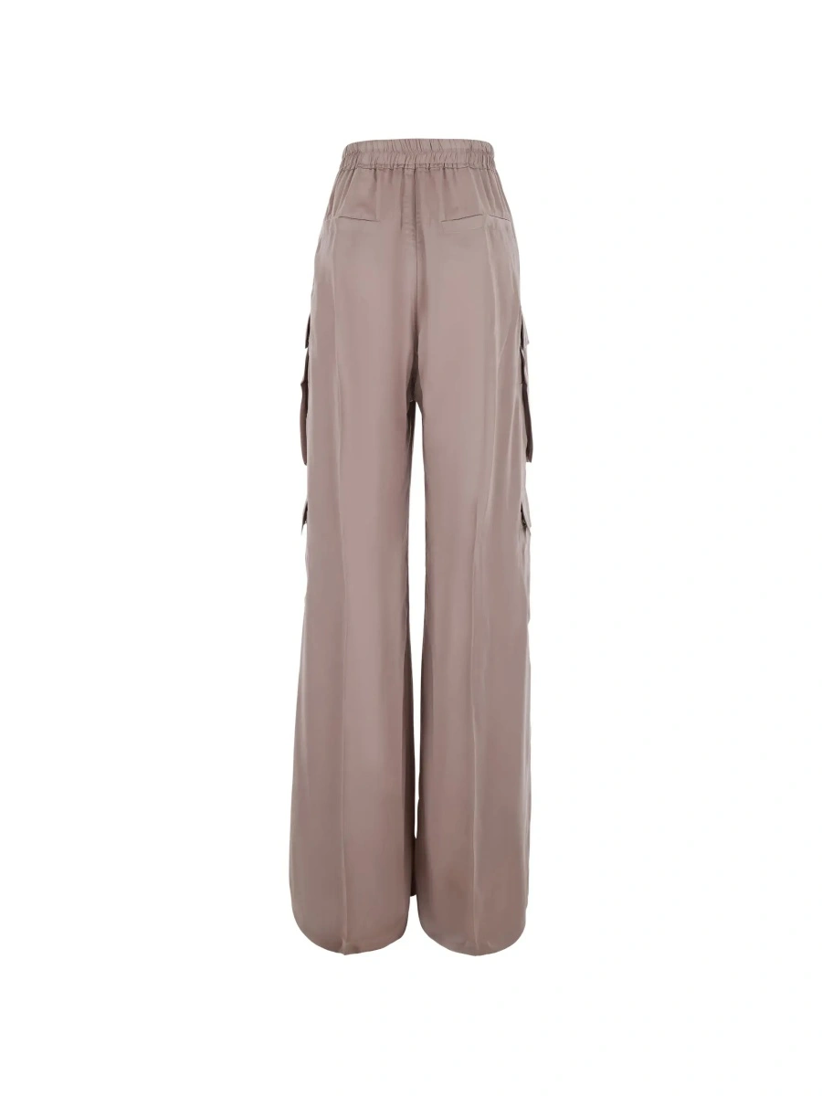 Pantaloni Rick Owens roz din vascoza - Img 4