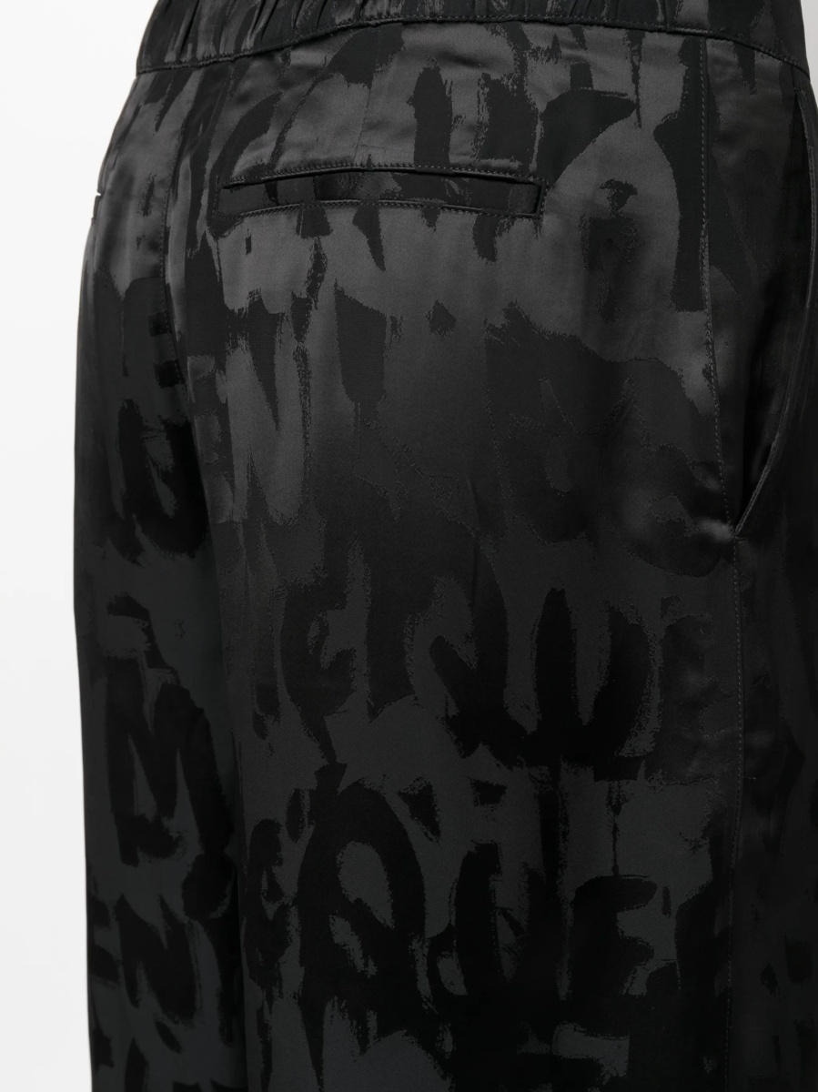 Pantaloni scurti Alexander McQueen negri - Img 5