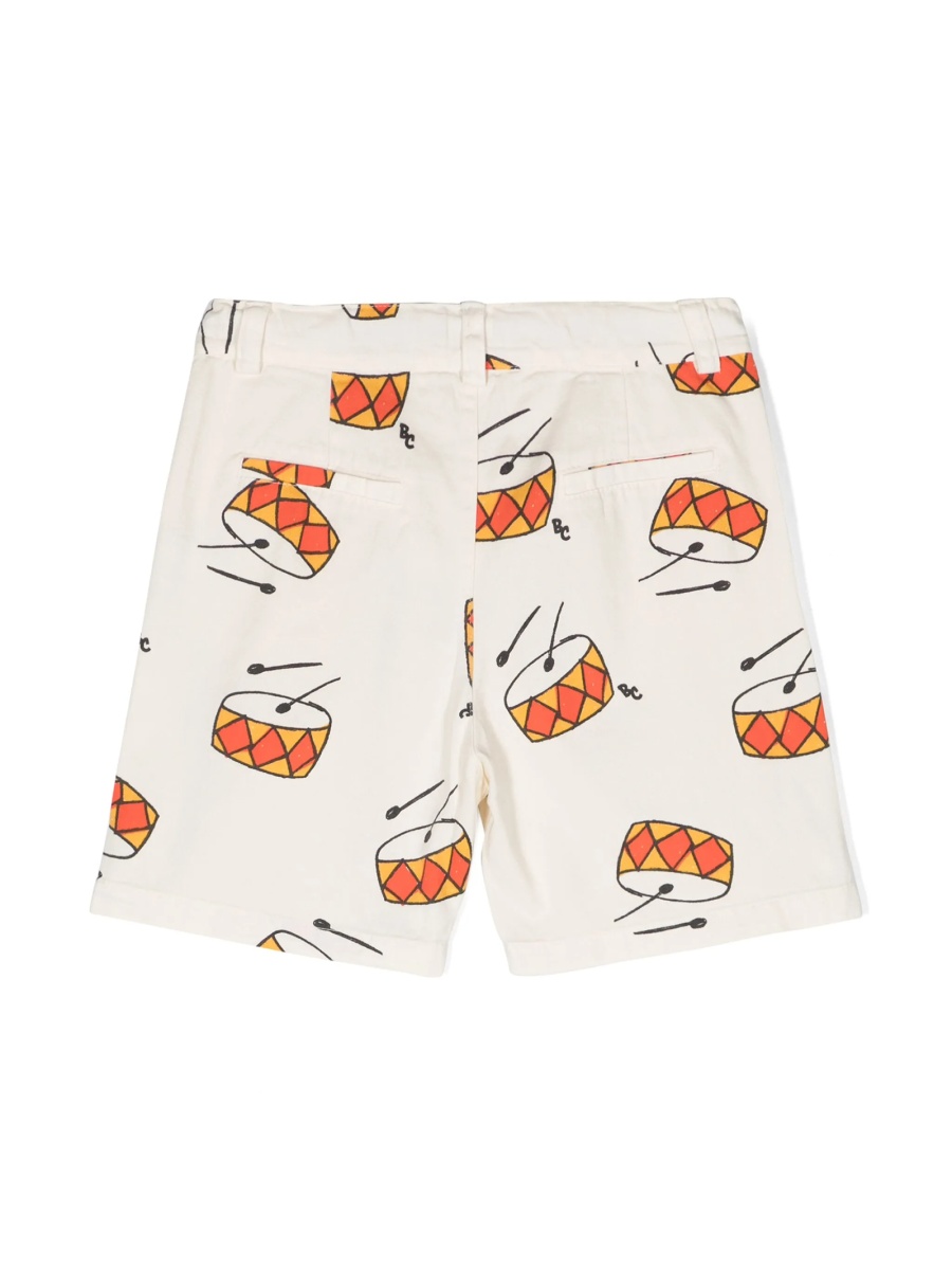 Pantaloni scurti Bobo Choses albi - Img 2