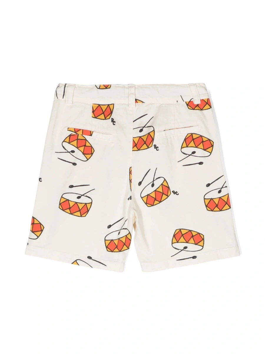 Pantaloni scurti Bobo Choses albi - Img 2