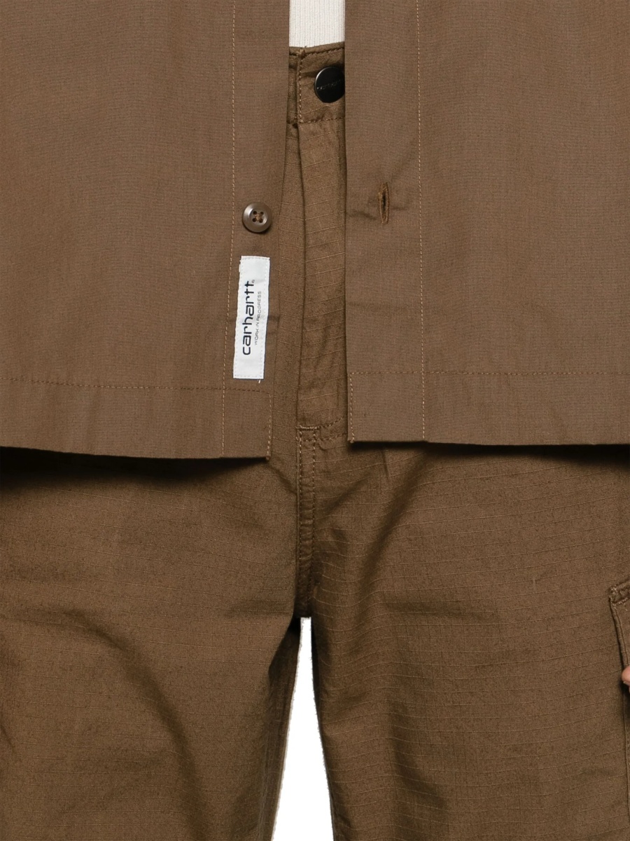 Pantaloni scurti Carhartt maro din bumbac - Img 5