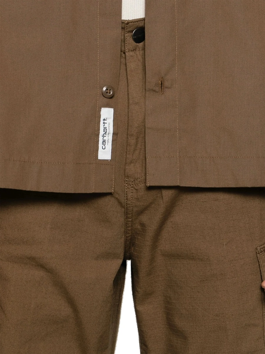 Pantaloni scurti Carhartt maro din bumbac - Img 5
