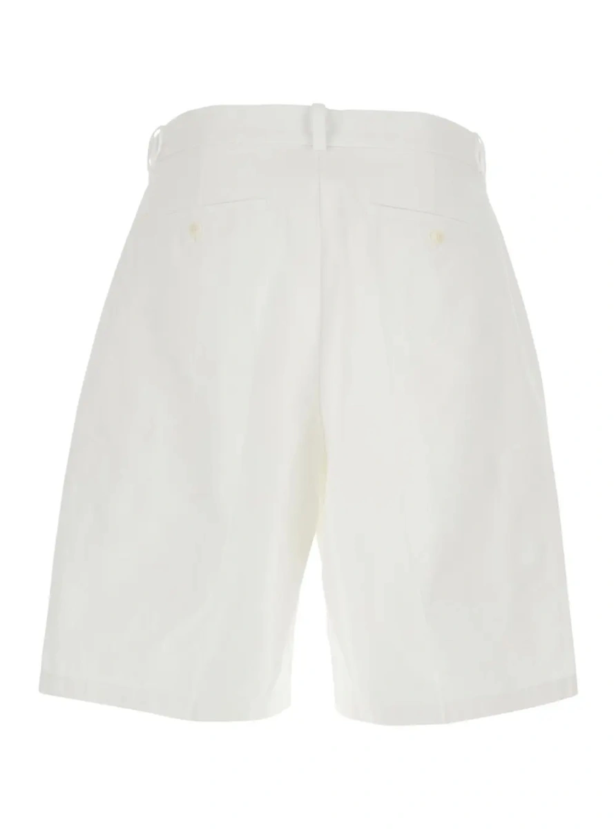 Pantaloni scurti Casablanca albi din bumbac - Img 2