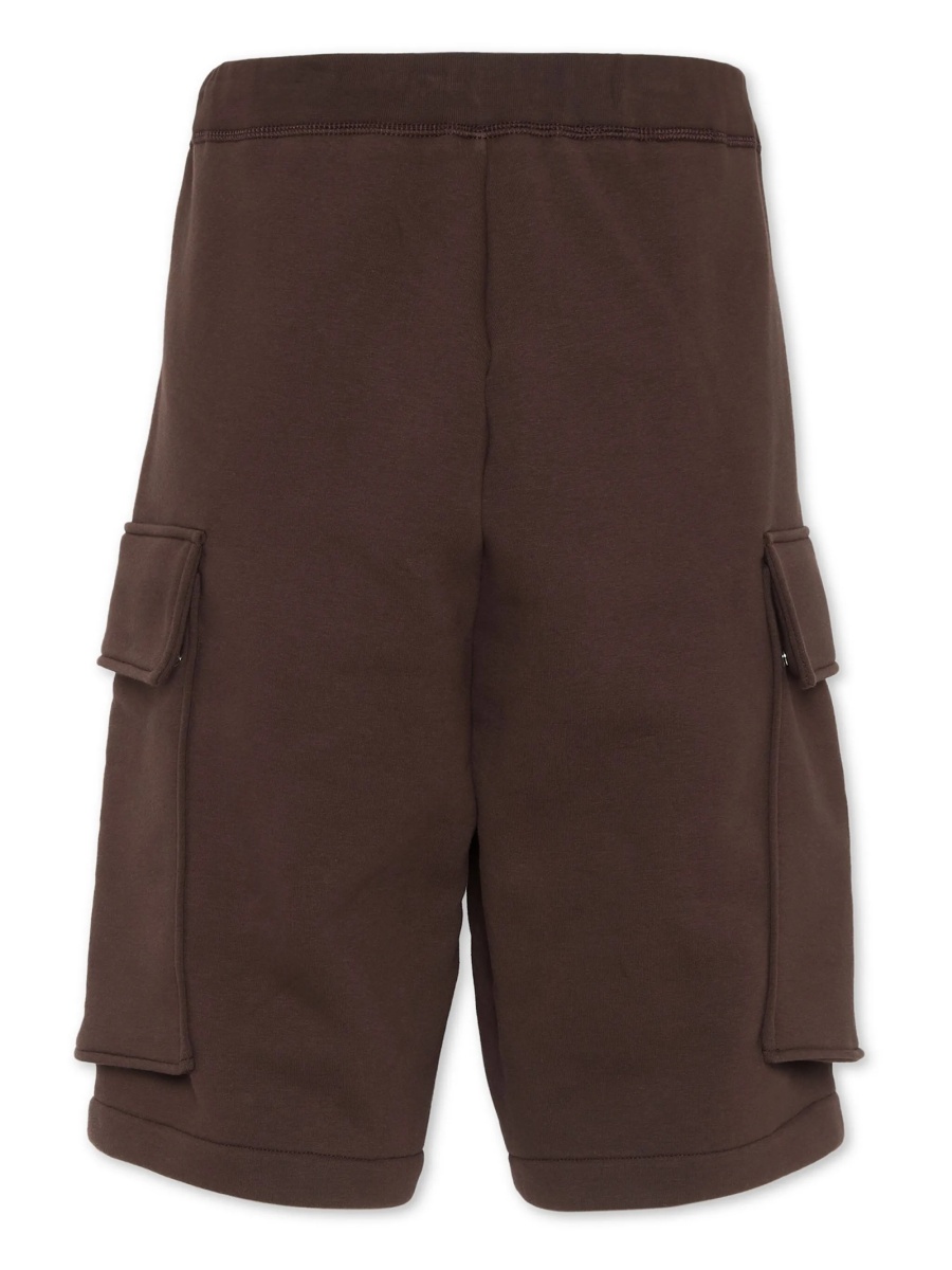 Pantaloni scurti DSQUARED2 maro din polyester si bumbac - Img 2