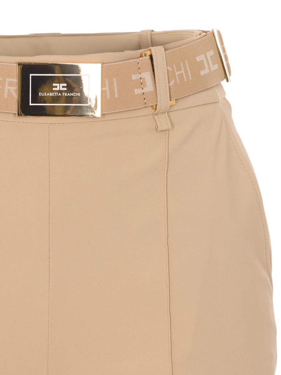 Pantaloni scurti Elisabetta Franchi neutri - Img 4