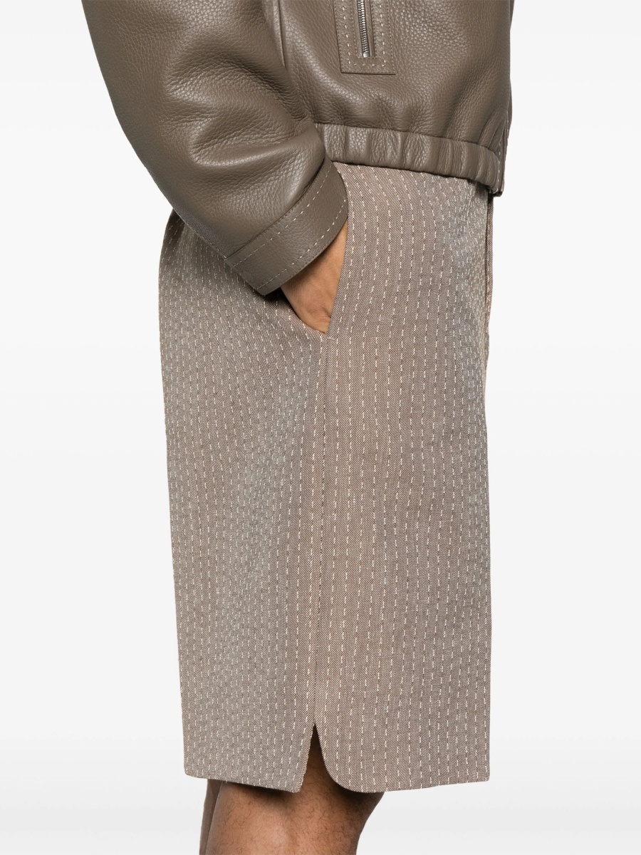 Pantaloni scurti Fendi maro - Img 5