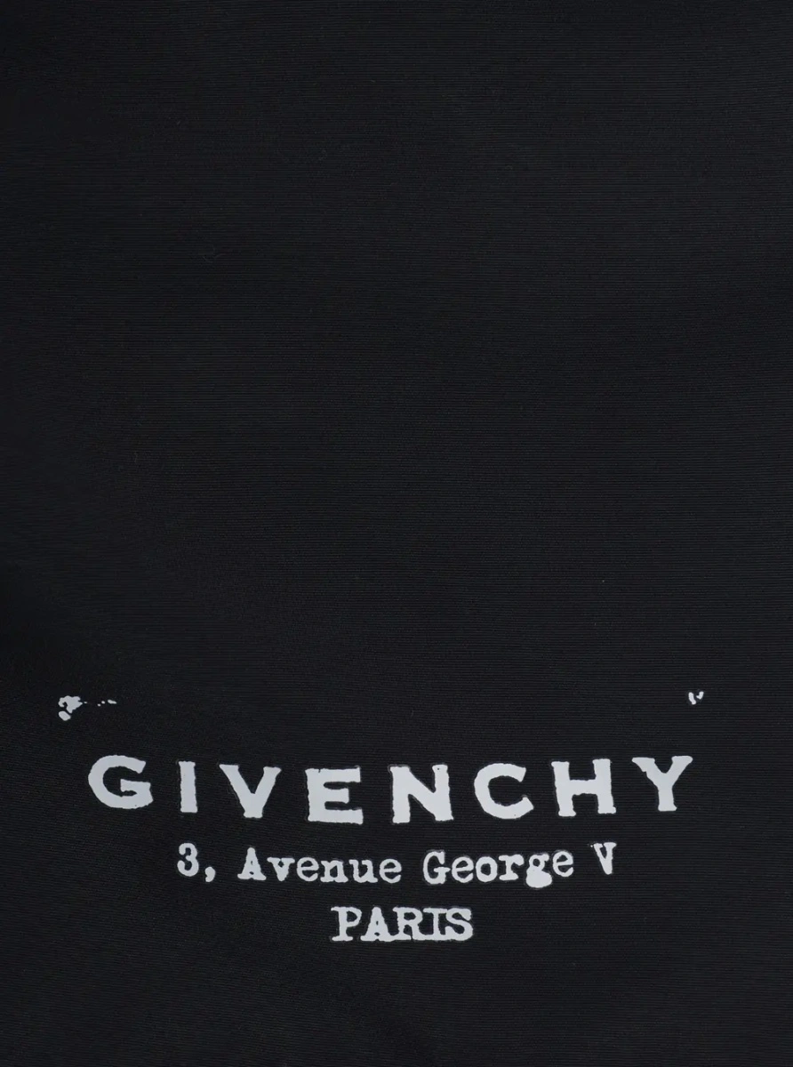 Pantaloni scurti Givenchy negri din poliester - Img 3