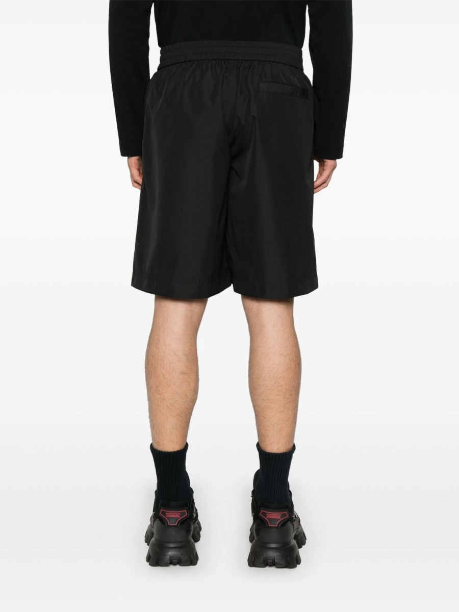 Pantaloni scurti Givenchy negri din polyester - Img 4
