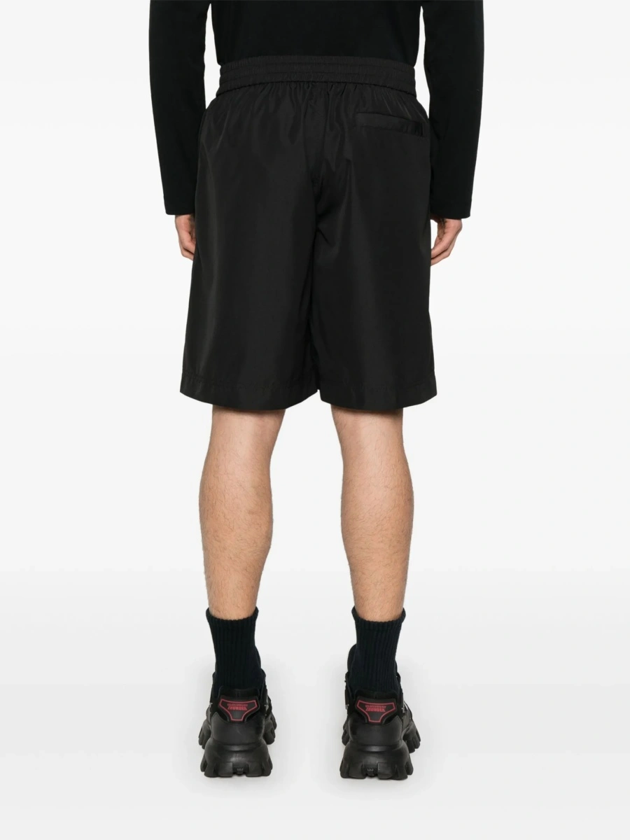 Pantaloni scurti Givenchy negri din polyester - Img 4