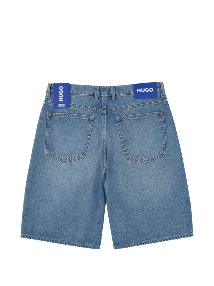Pantaloni scurti Hugo Boss albastri - Img 3