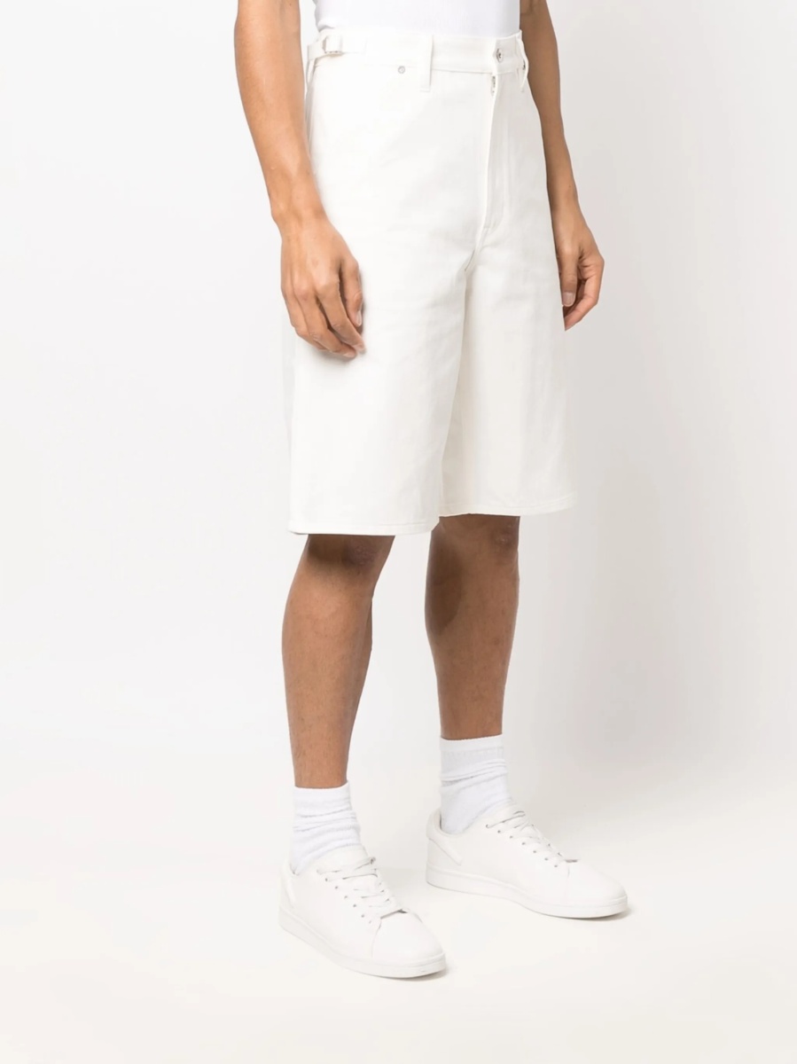 Pantaloni scurti Jil Sander albi - Img 3