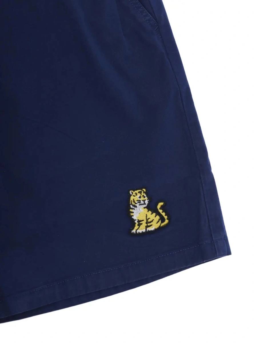 Pantaloni scurti Kenzo albastri din bumbac - Img 3
