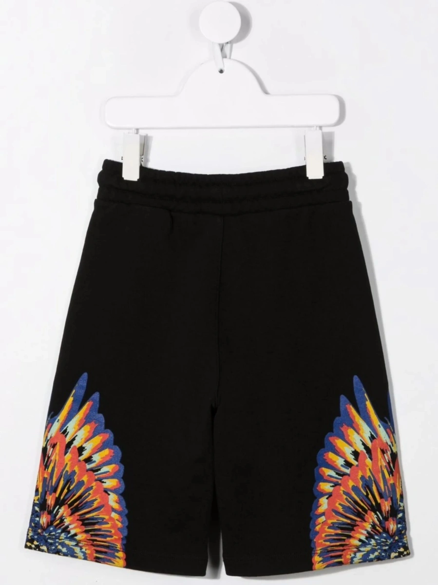 Pantaloni scurti Marcelo Burlon negri - Img 2