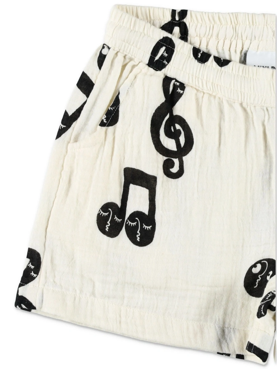 Pantaloni scurti MINI RODINI albi - Img 3