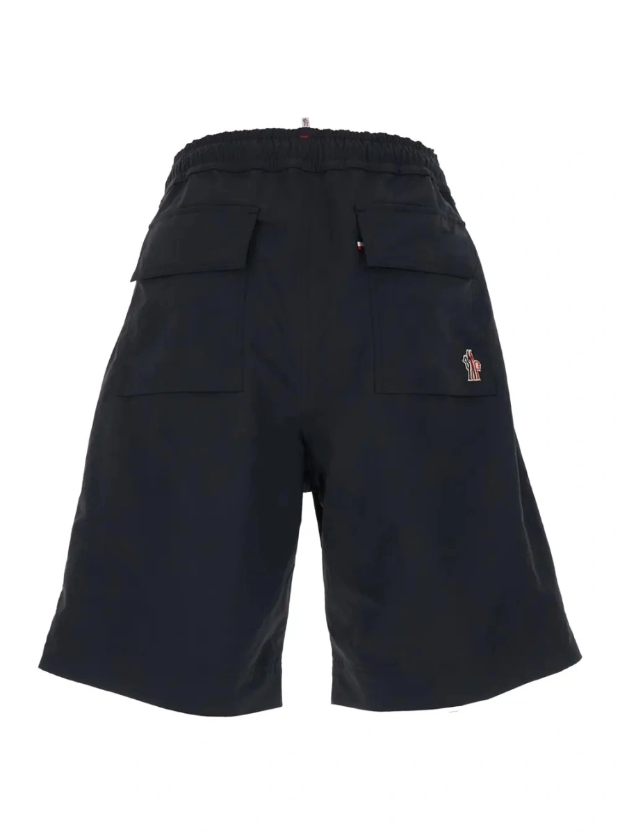 Pantaloni scurti Moncler Grenoble negri - Img 2